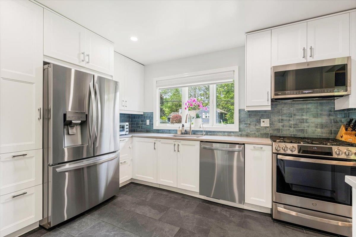 Interior, Kitchen, Recessed Lighting, Stainless Steel Appliances