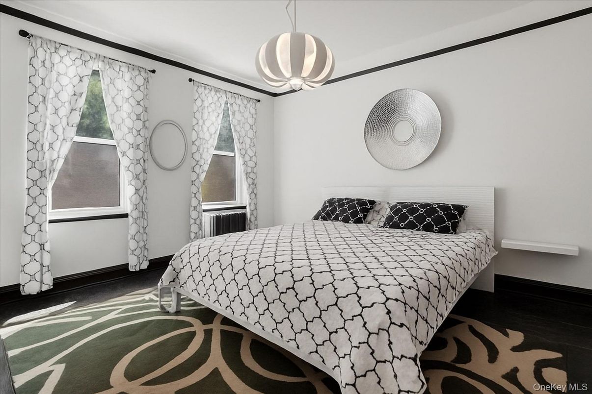Bedroom, Interior, Pendant Lights