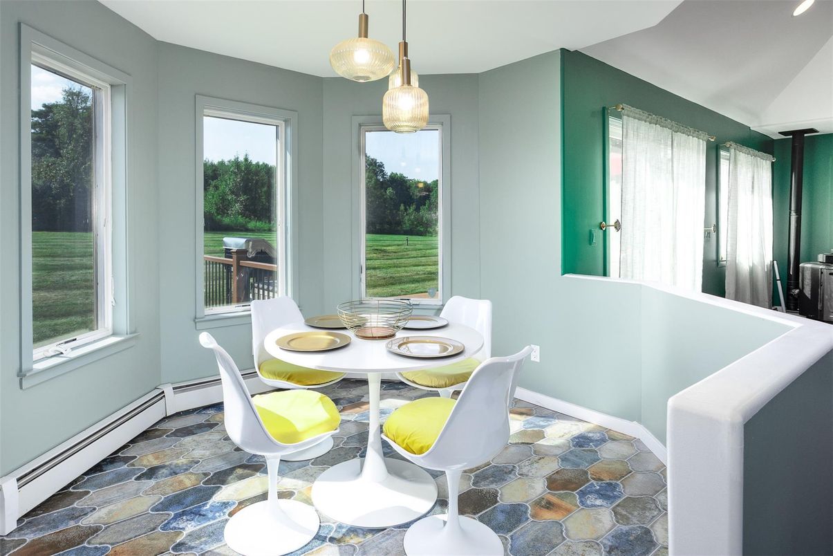 Dining room, Interior, Pendant Lights