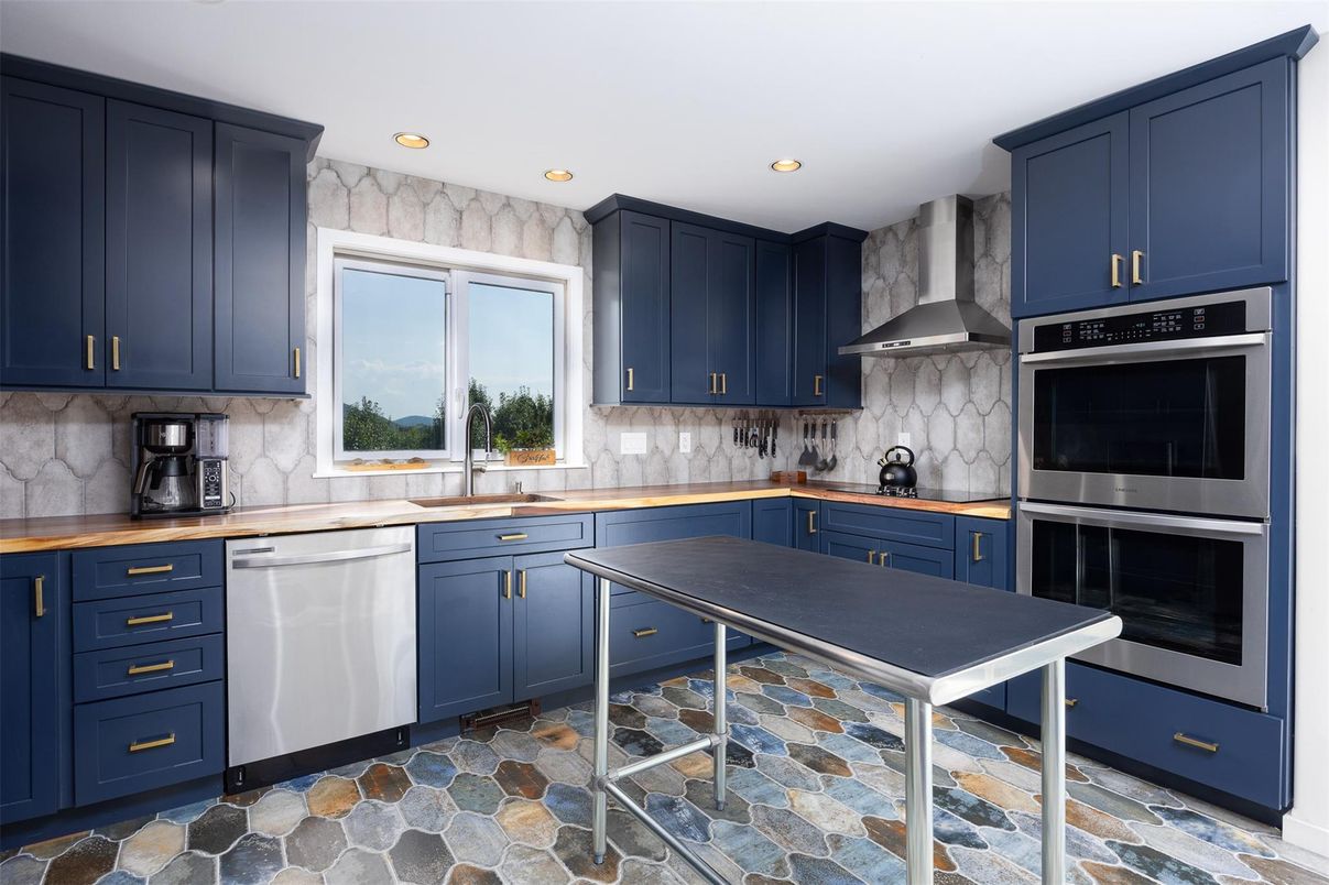 Interior, Kitchen, Recessed Lighting, Stainless Steel Appliances