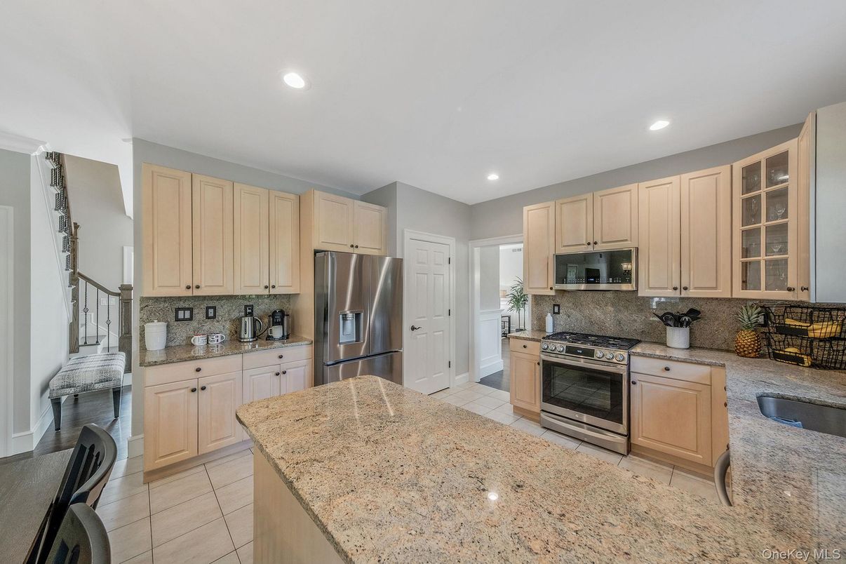 Interior, Kitchen, Recessed Lighting, Stainless Steel Appliances