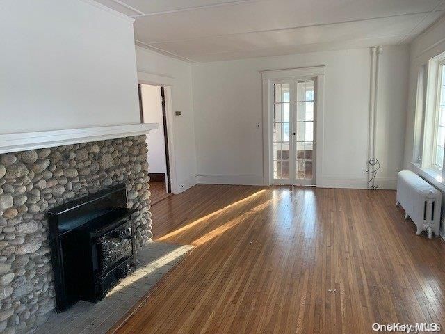 Empty room, Fireplace, Interior, Wood Texture Flooring