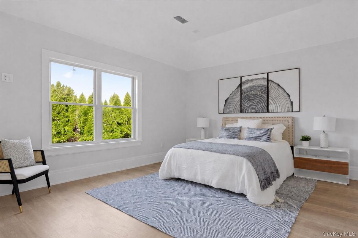 Bedroom, Interior, Wood Texture Flooring