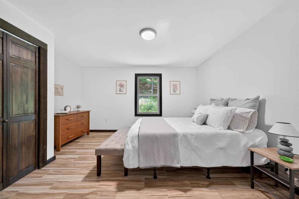 Bedroom, Interior, Wood Texture Flooring