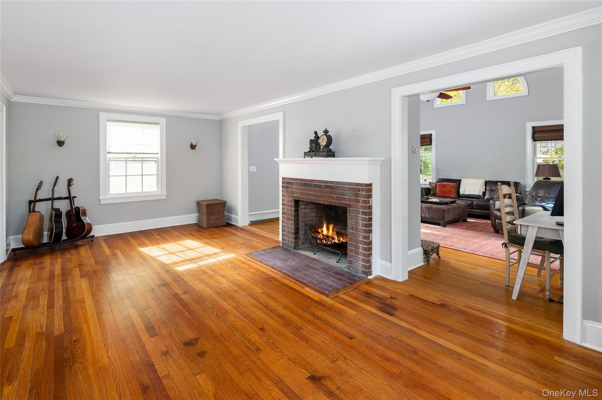 Fireplace, Interior, Living room, Wood Texture Flooring