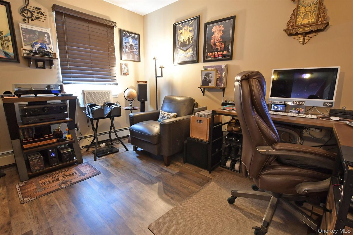 Home Office, Interior, Wood Texture Flooring