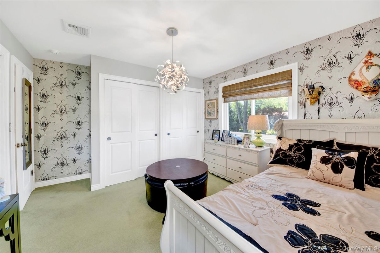Bedroom, Interior, Pendant Lights