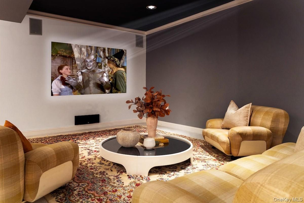 Interior, Living room, Recessed Lighting