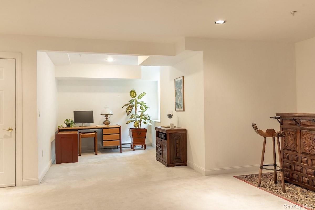 Home Office, Interior, Recessed Lighting