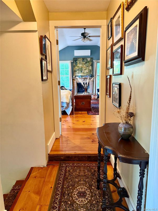 Fireplace, Interior, Wood Texture Flooring