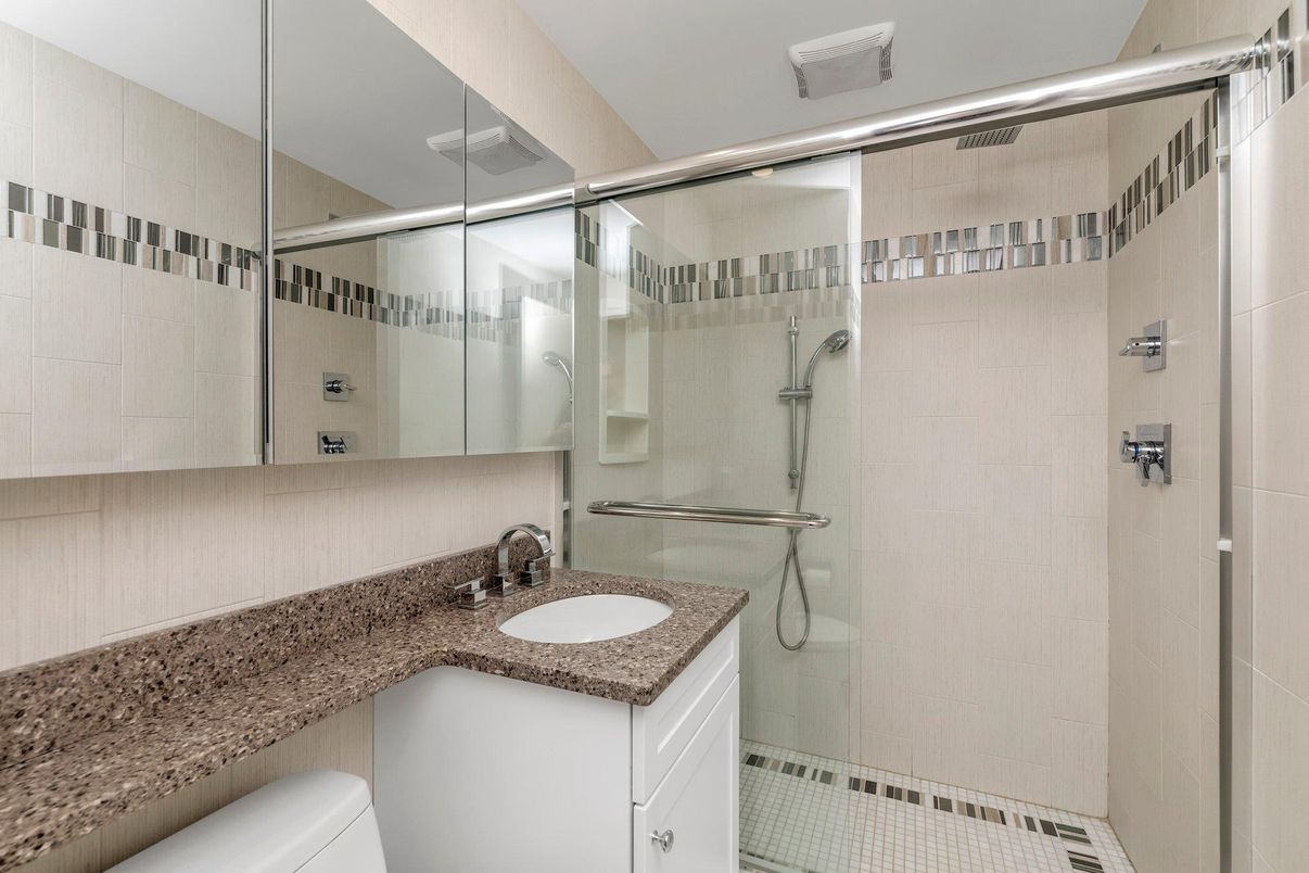 Bathroom, Glass Shower, Interior