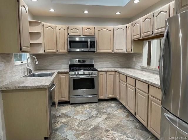 Interior, Kitchen, Recessed Lighting, Stainless Steel Appliances