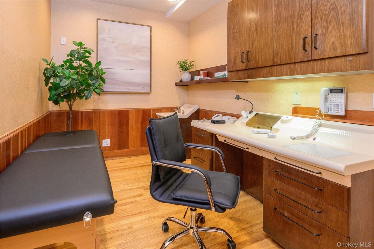 Home Office, Interior, Wood Texture Flooring