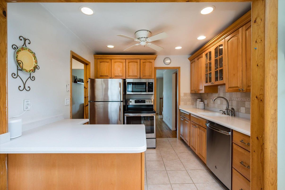 Interior, Kitchen, Recessed Lighting, Stainless Steel Appliances