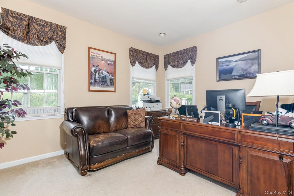 Home Office, Interior, Recessed Lighting