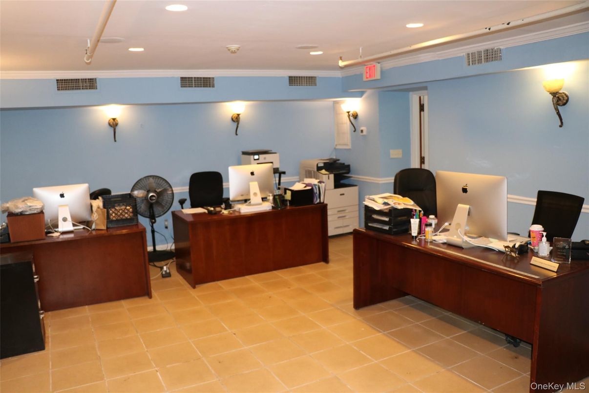 Home Office, Interior, Recessed Lighting
