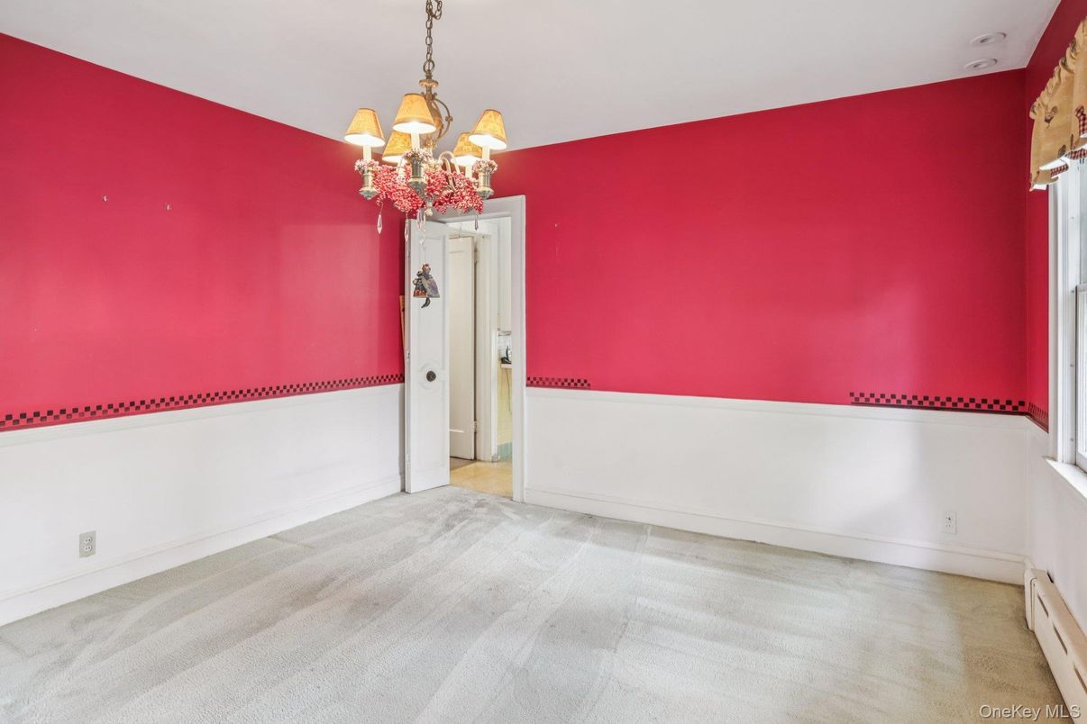 Chandelier, Empty room, Interior