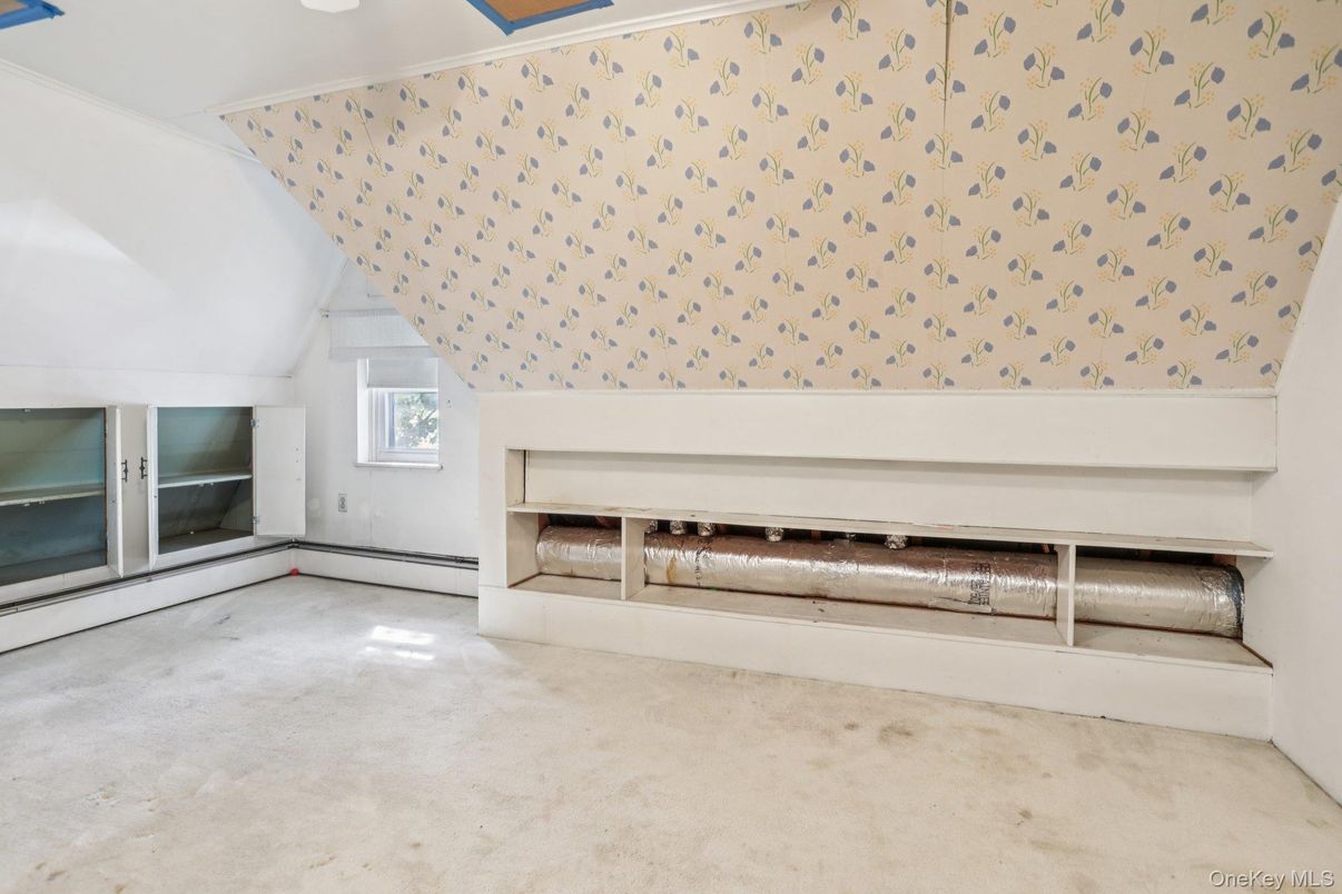 Empty room, Fireplace, Interior