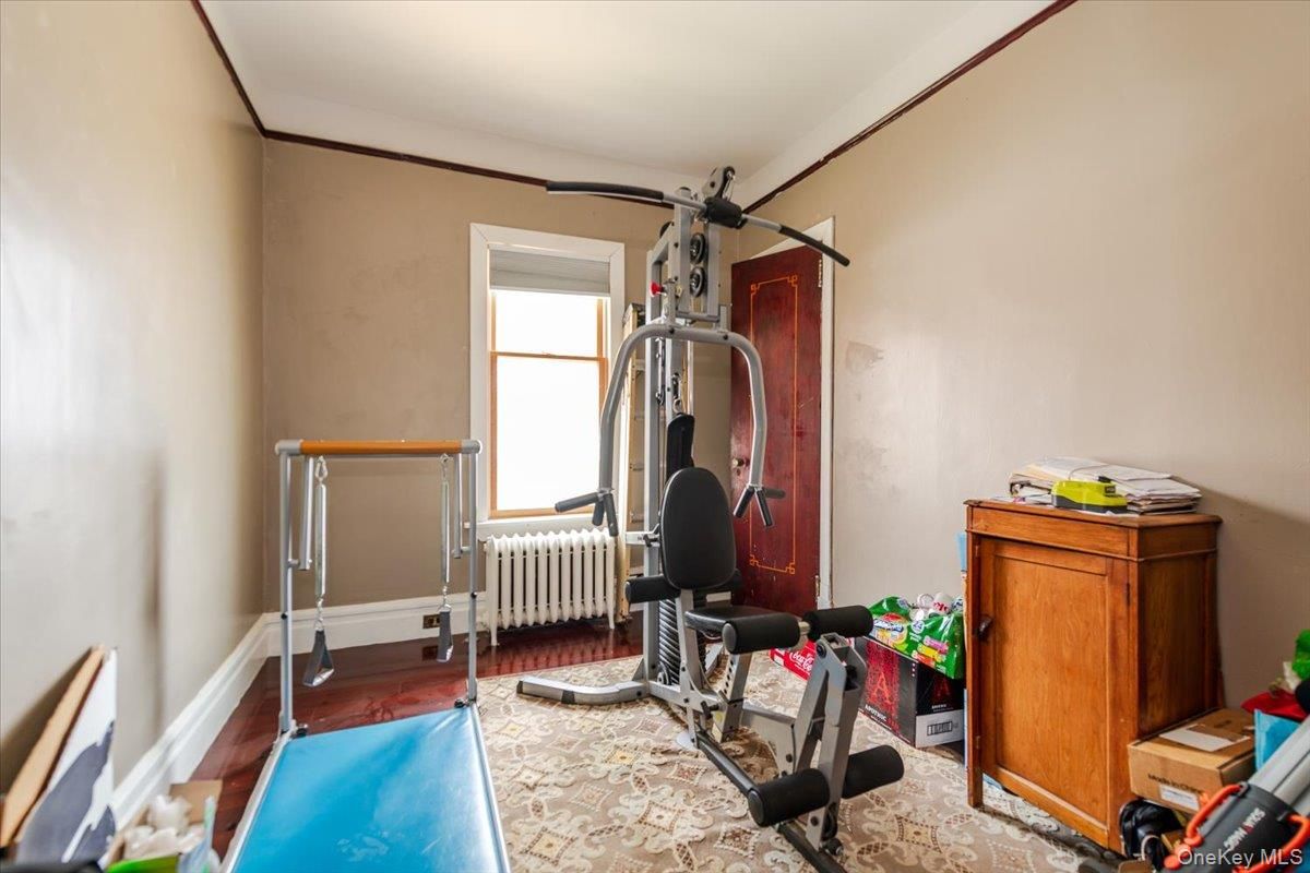 Fitness Equipment, Interior, Wood Texture Flooring