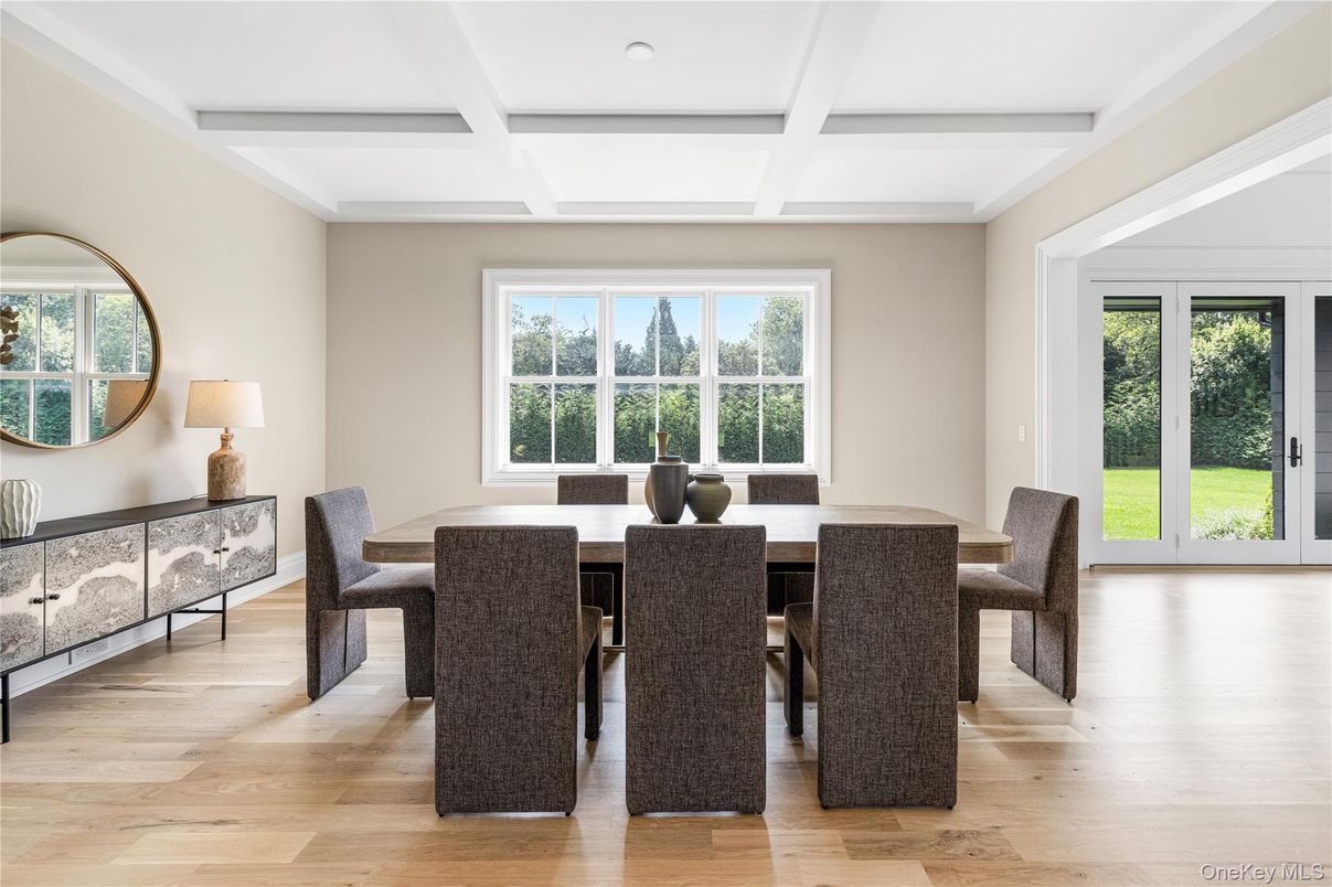 Dining room, Interior, Wood Texture Flooring