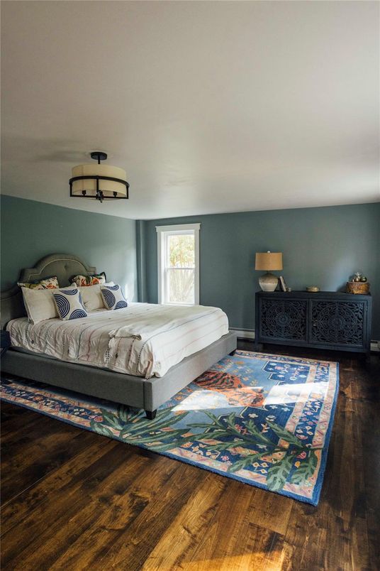 Bedroom, Interior, Wood Texture Flooring