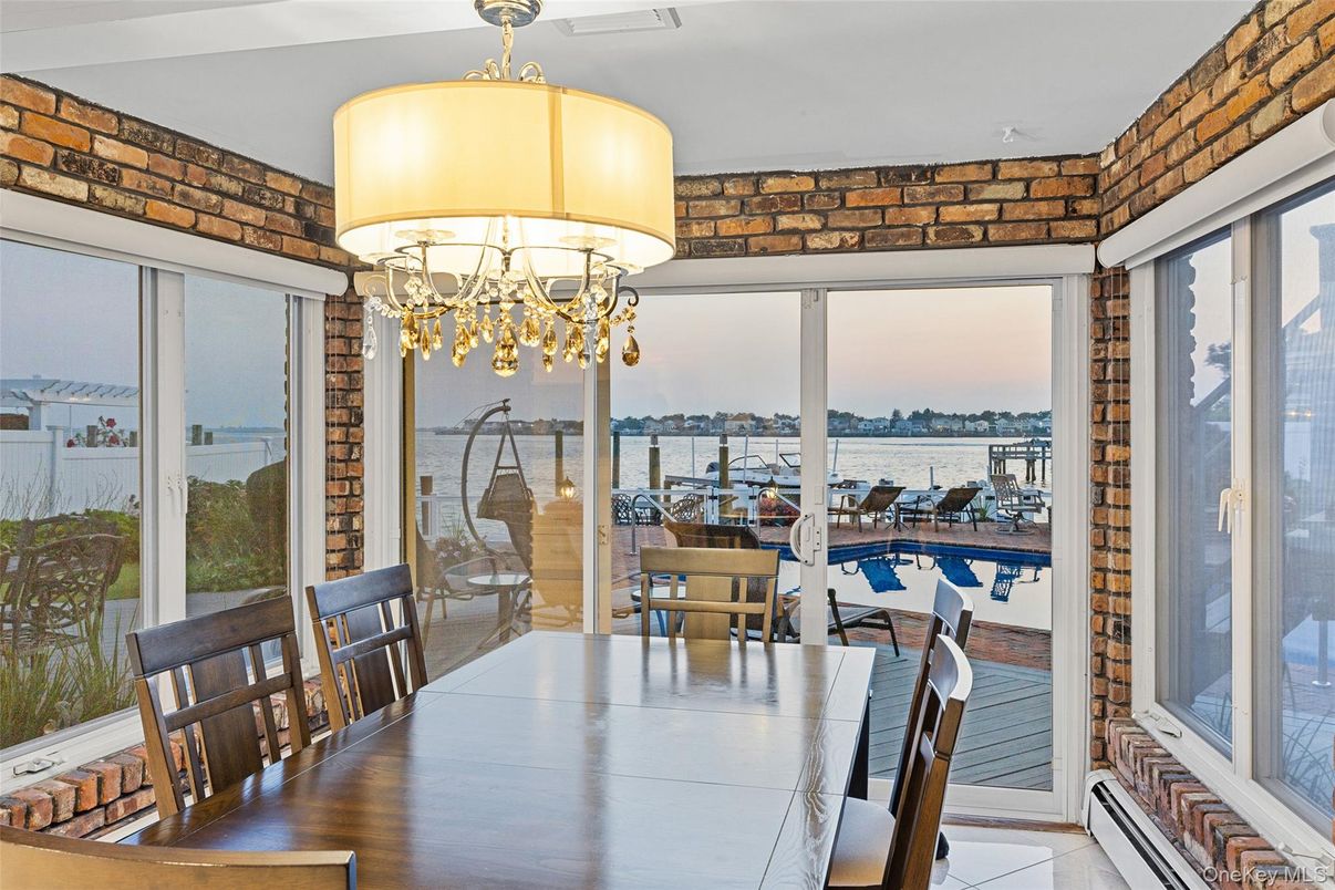 Chandelier, Dining room, Interior, Water