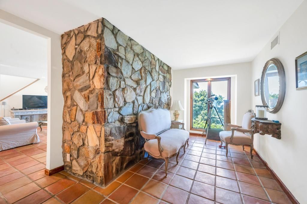 Fireplace, Interior, Stone Walls