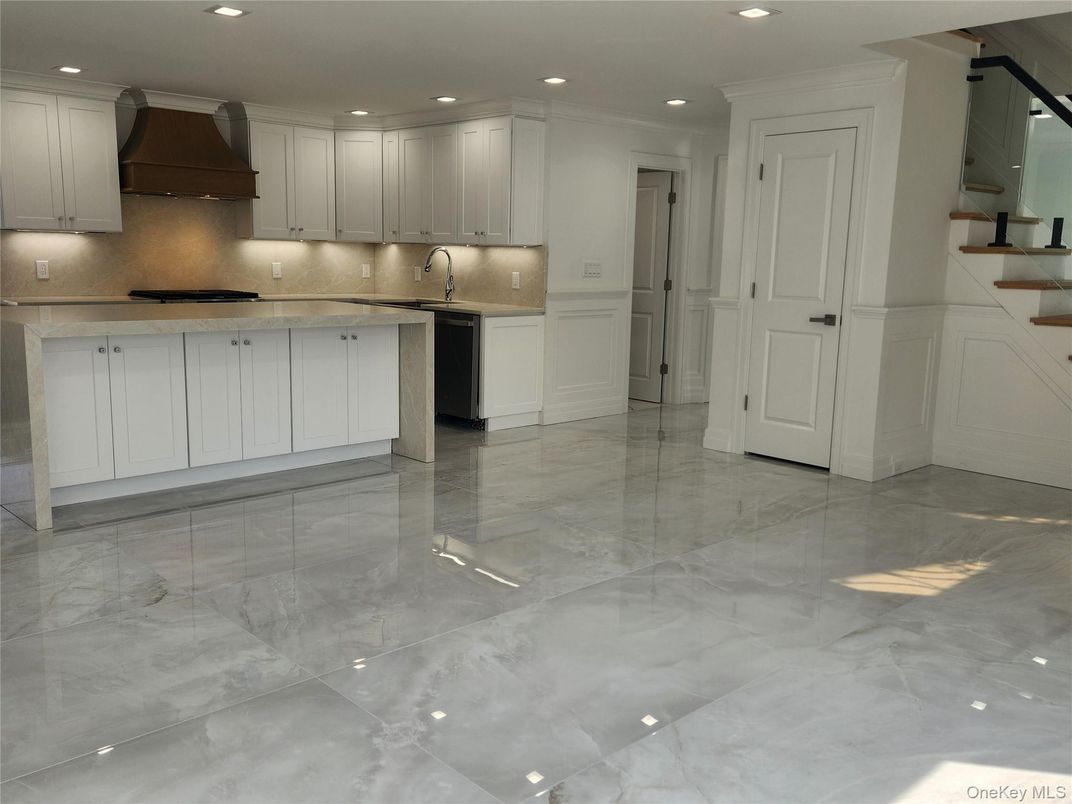 Interior, Kitchen, Marble, Recessed Lighting