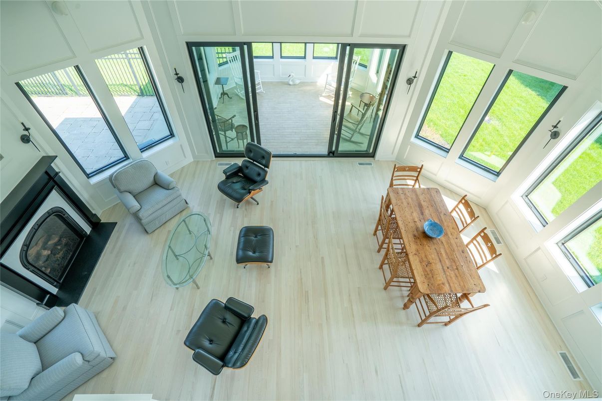Dining room, Interior, Wood Texture Flooring