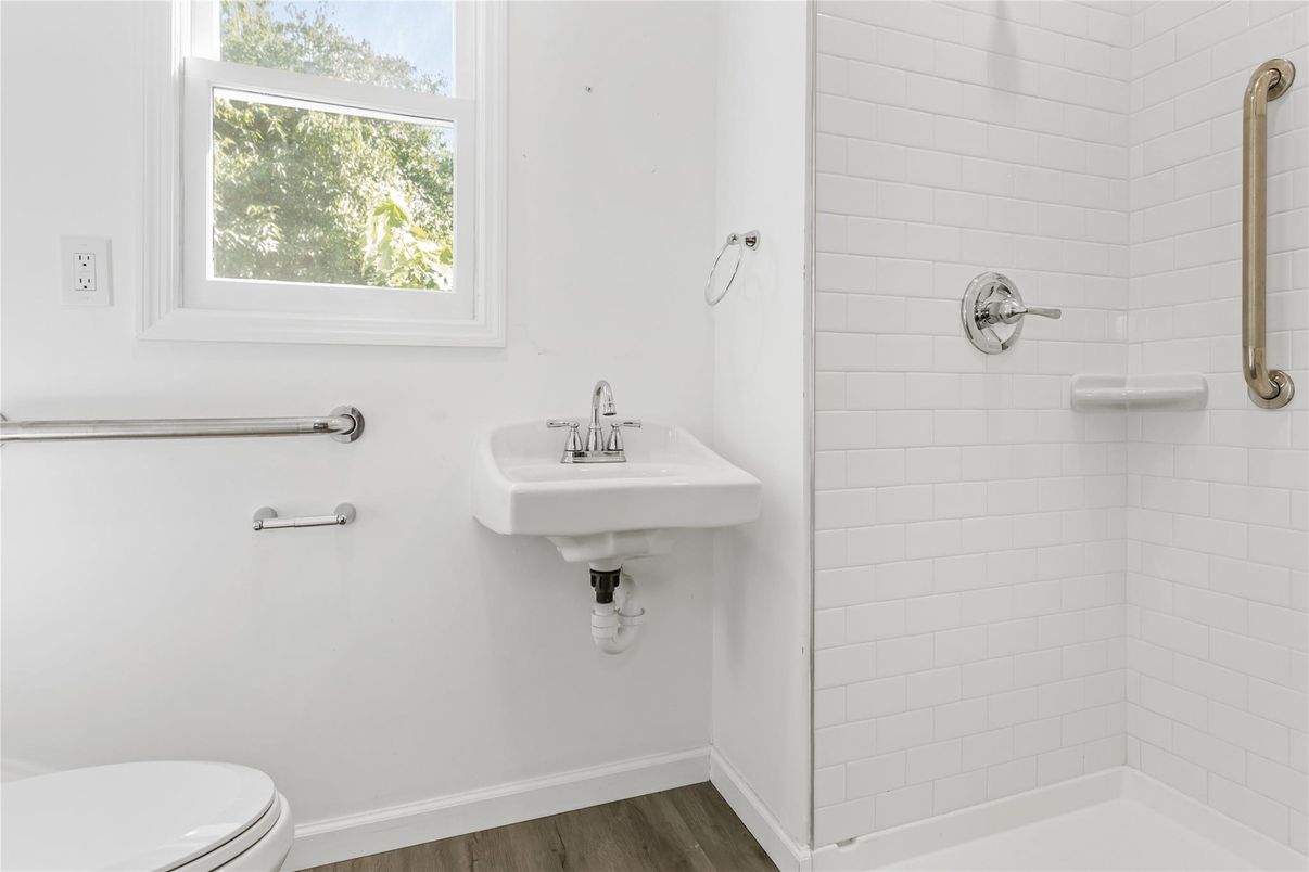 Bathroom, Interior, Wood Texture Flooring