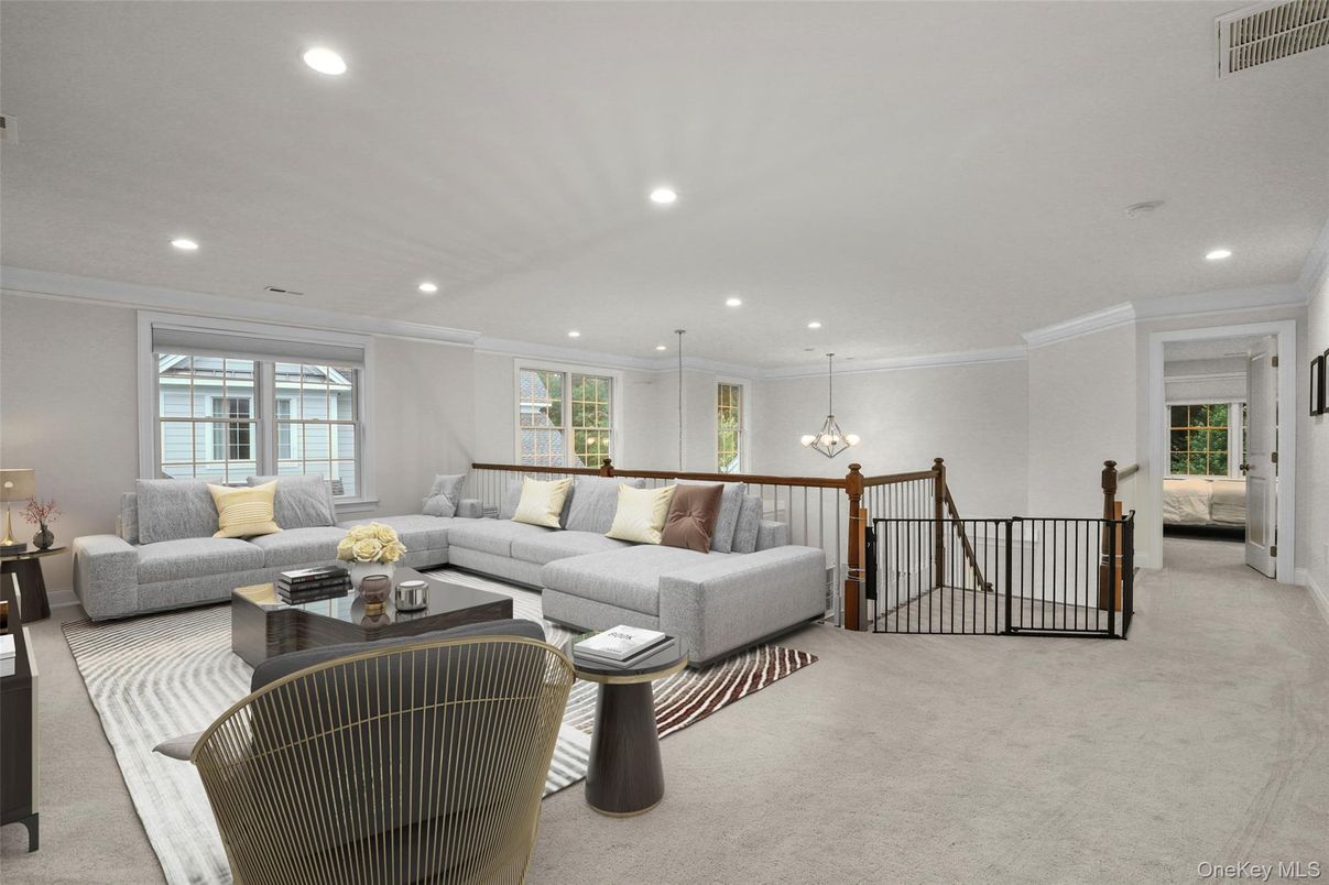 Chandelier, Interior, Living room, Recessed Lighting