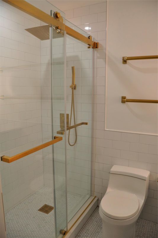 Bathroom, Glass Shower, Interior
