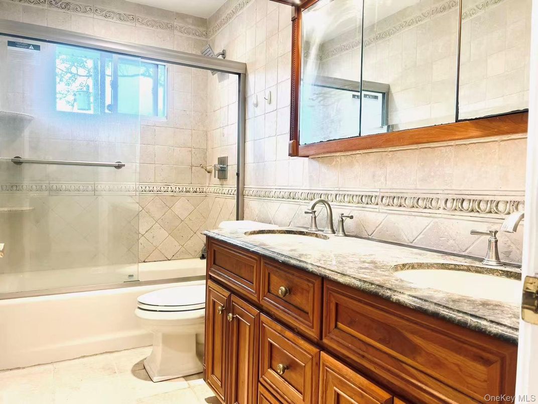 Bathroom, Dual Sink Vanities, Glass Shower, Interior