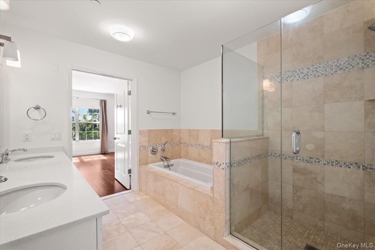 Bathroom, Dual Sink Vanities, Glass Shower, Interior