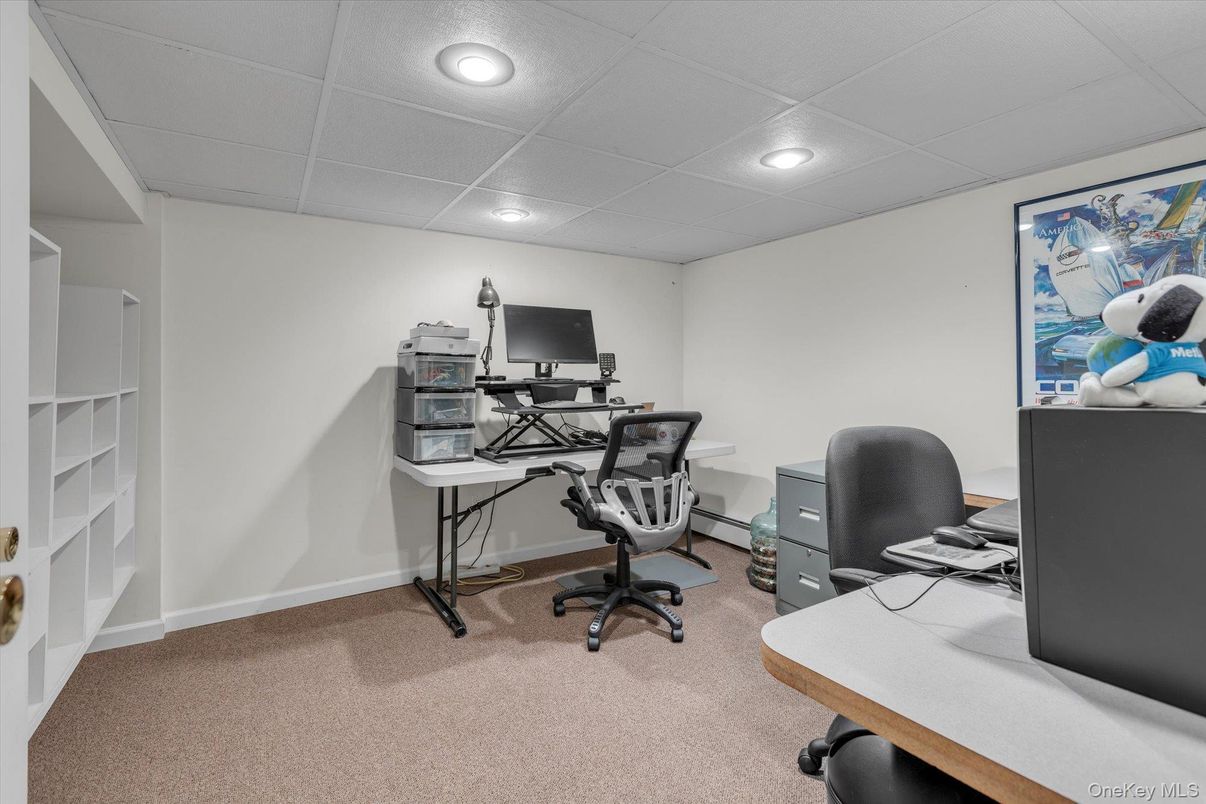 Home Office, Interior, Recessed Lighting