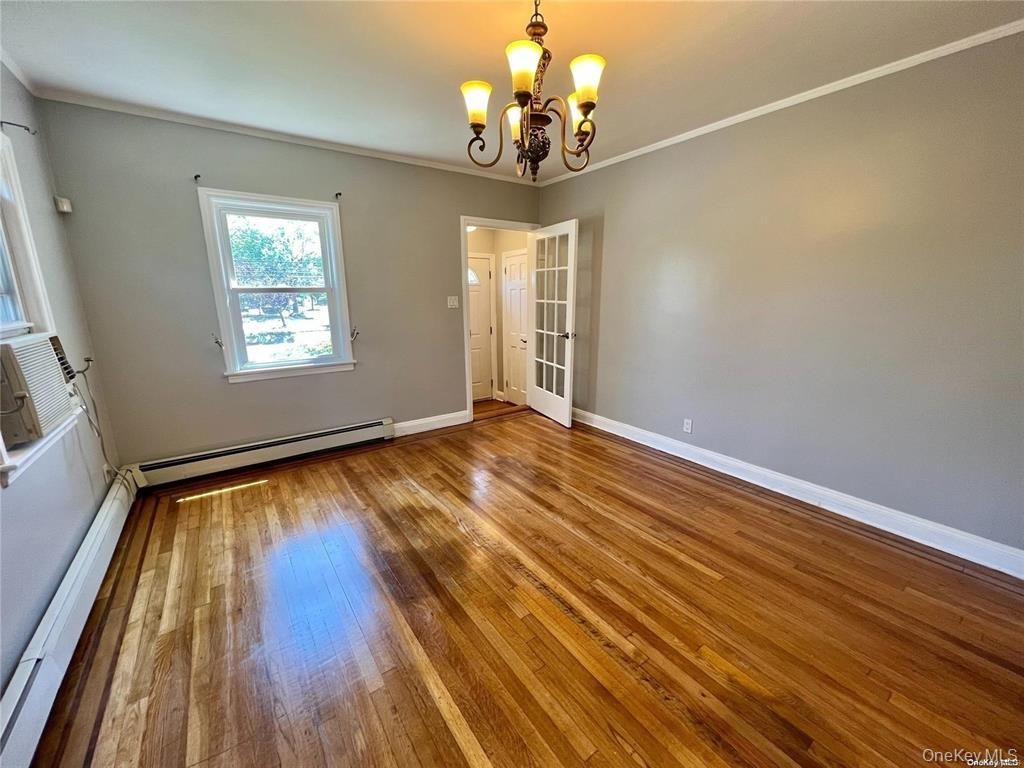 Chandelier, Empty room, Interior, Wood Texture Flooring