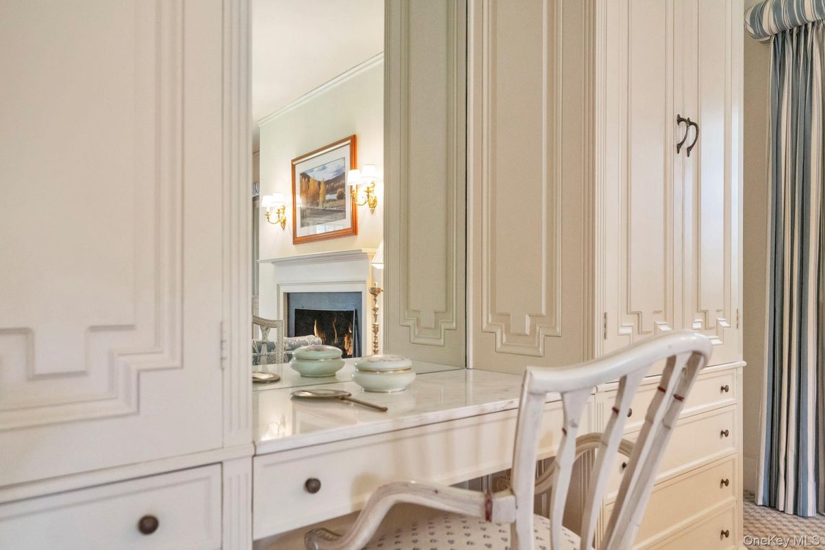 Fireplace, Home Office, Interior