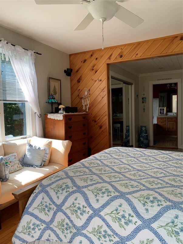 Bedroom, Interior, Wood Texture Flooring, Wooden Walls