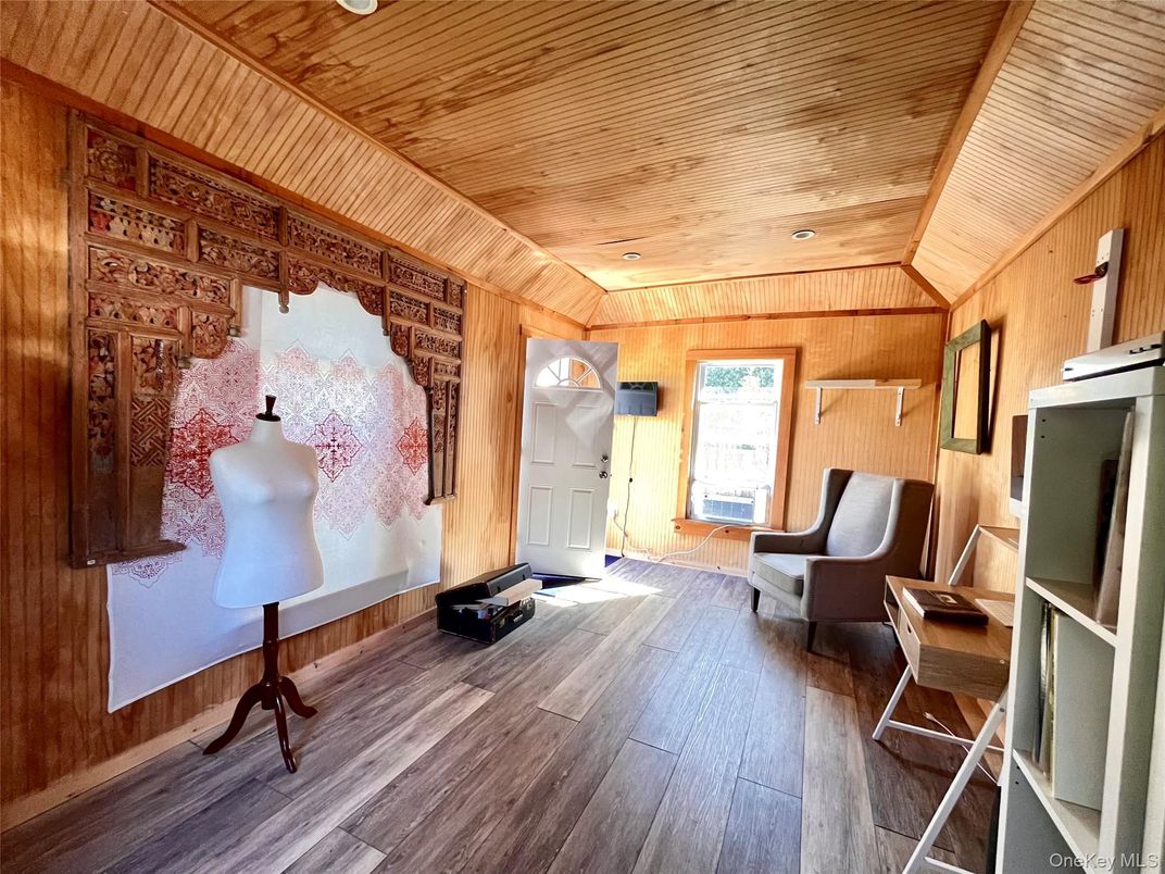 Interior, Recessed Lighting, Wooden Ceilings, Wood Texture Flooring, Wooden Walls