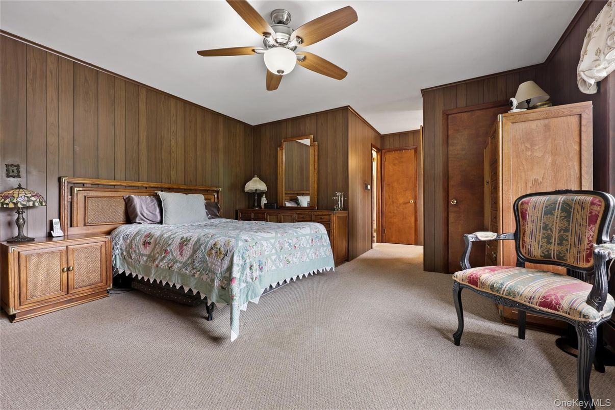 Bedroom, Interior, Wooden Walls