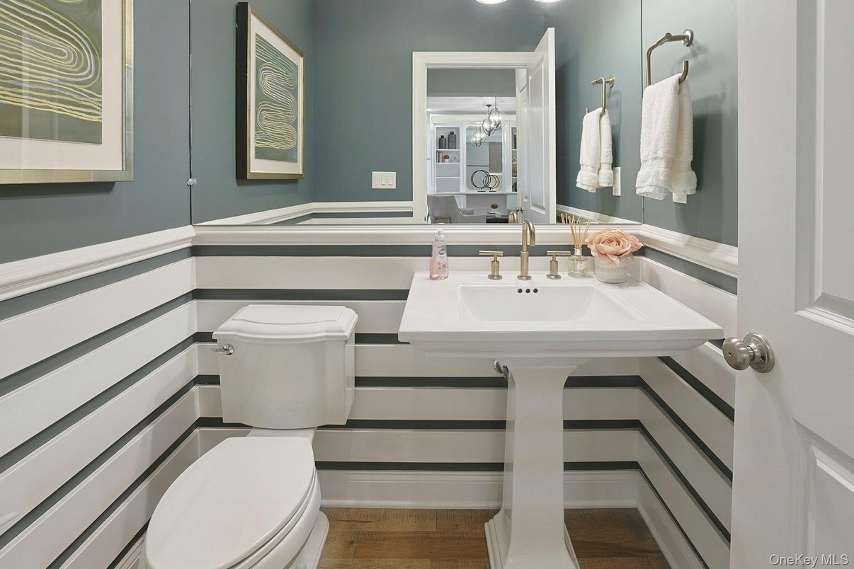Bathroom, Interior, Wood Texture Flooring