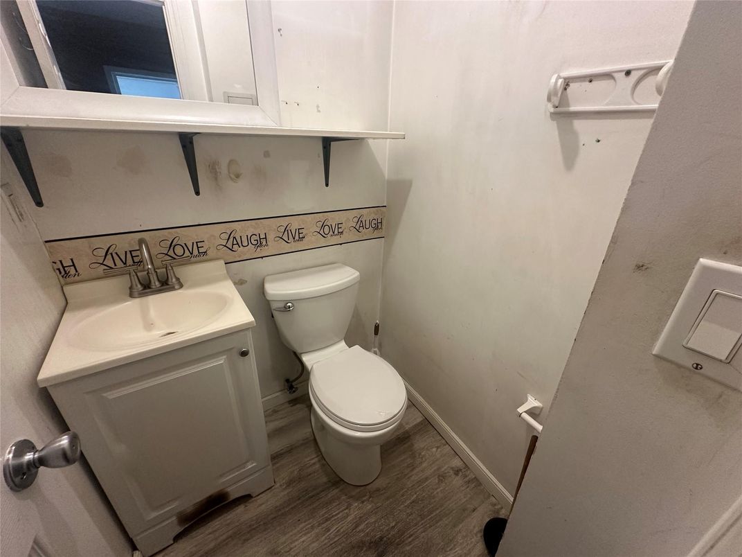 Bathroom, Interior, Wood Texture Flooring