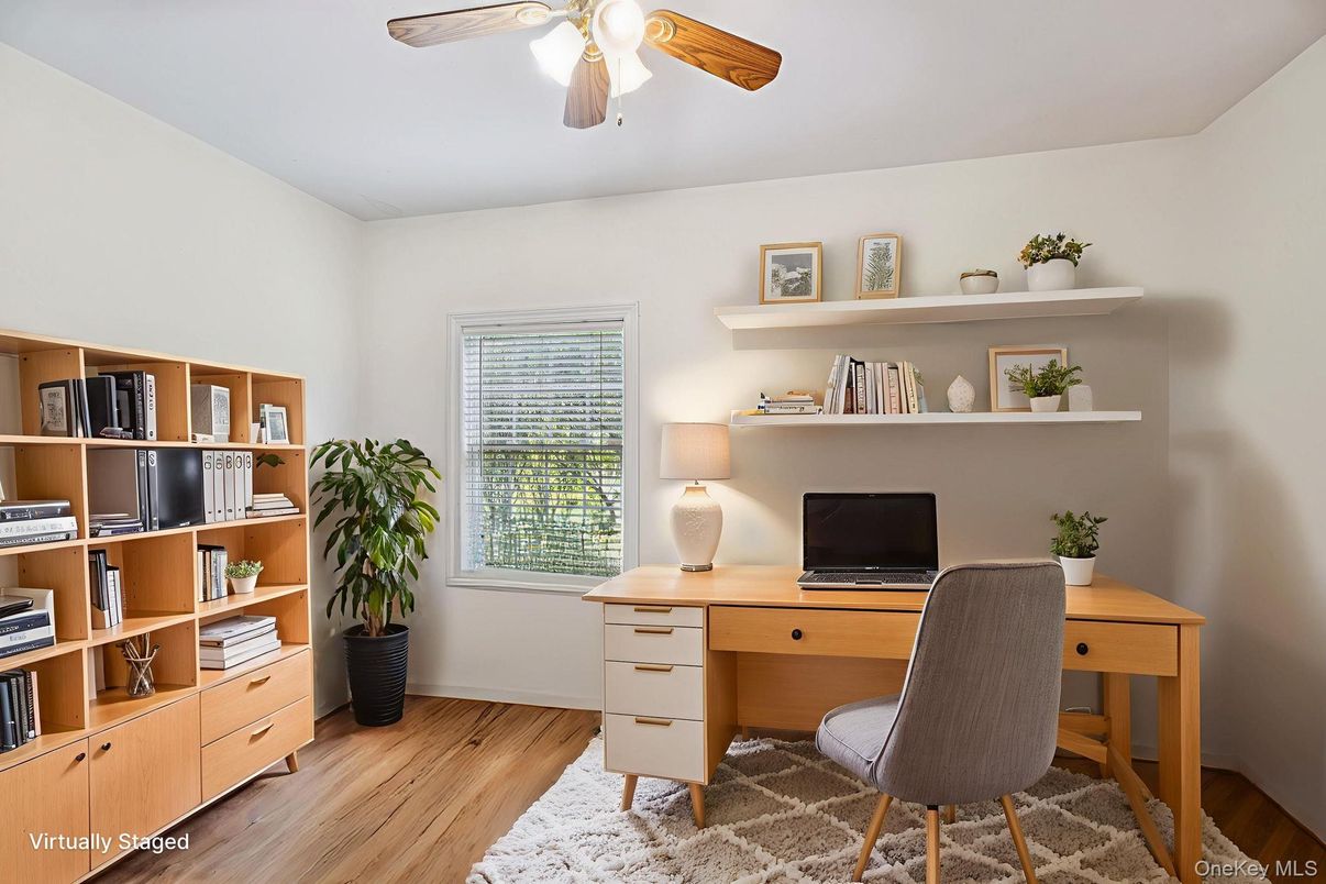 Home Office, Interior, Wood Texture Flooring