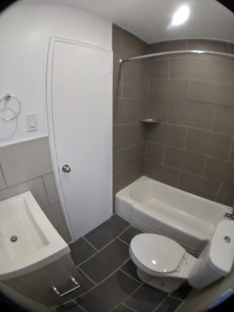 Bathroom, Interior, Recessed Lighting