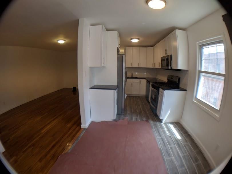 Interior, Kitchen, Wood Texture Flooring