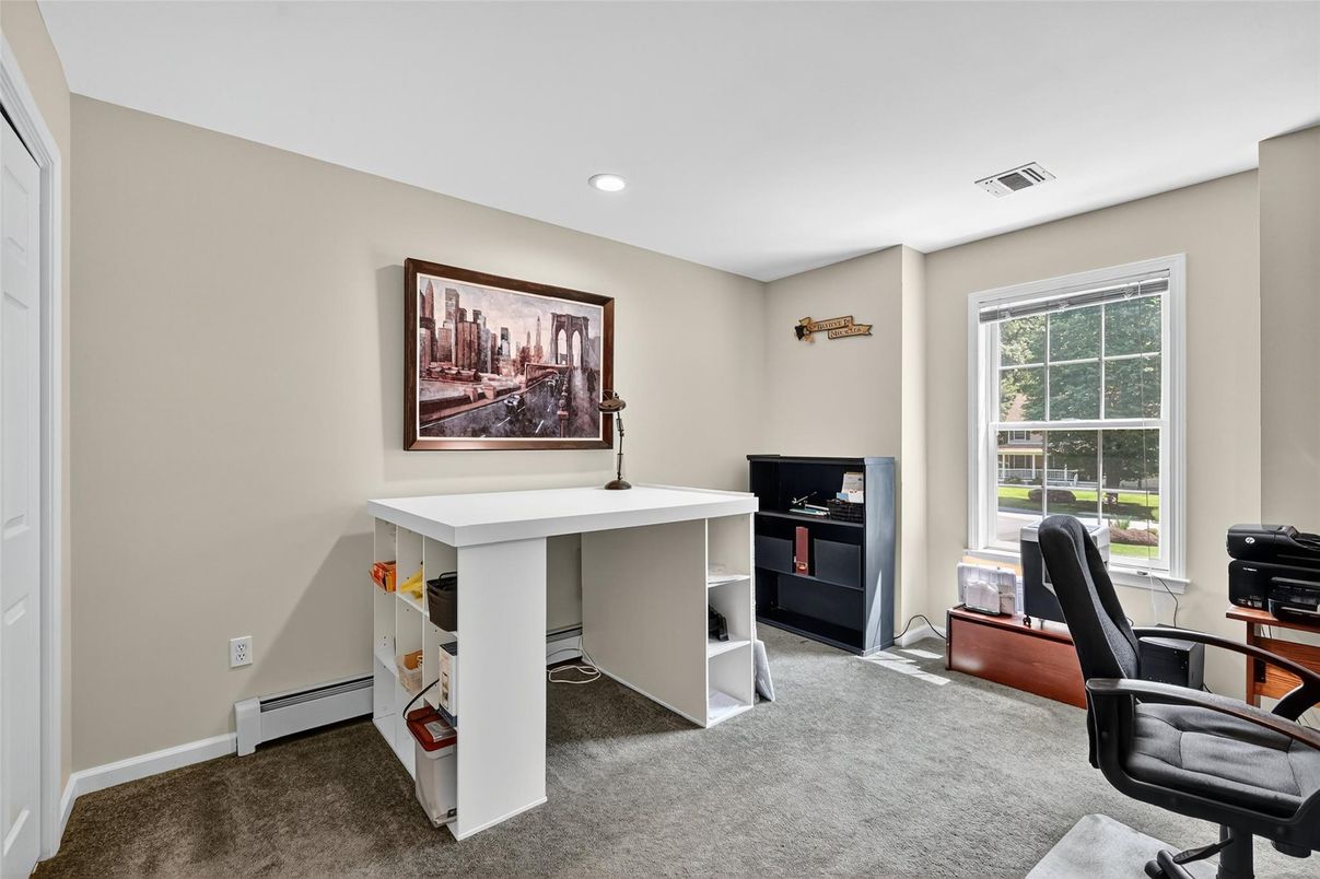 Home Office, Interior, Recessed Lighting