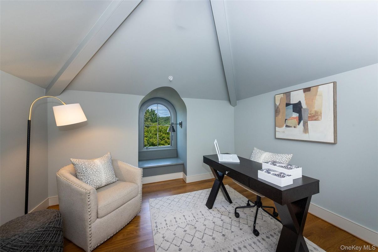 Home Office, Interior, Wood Texture Flooring