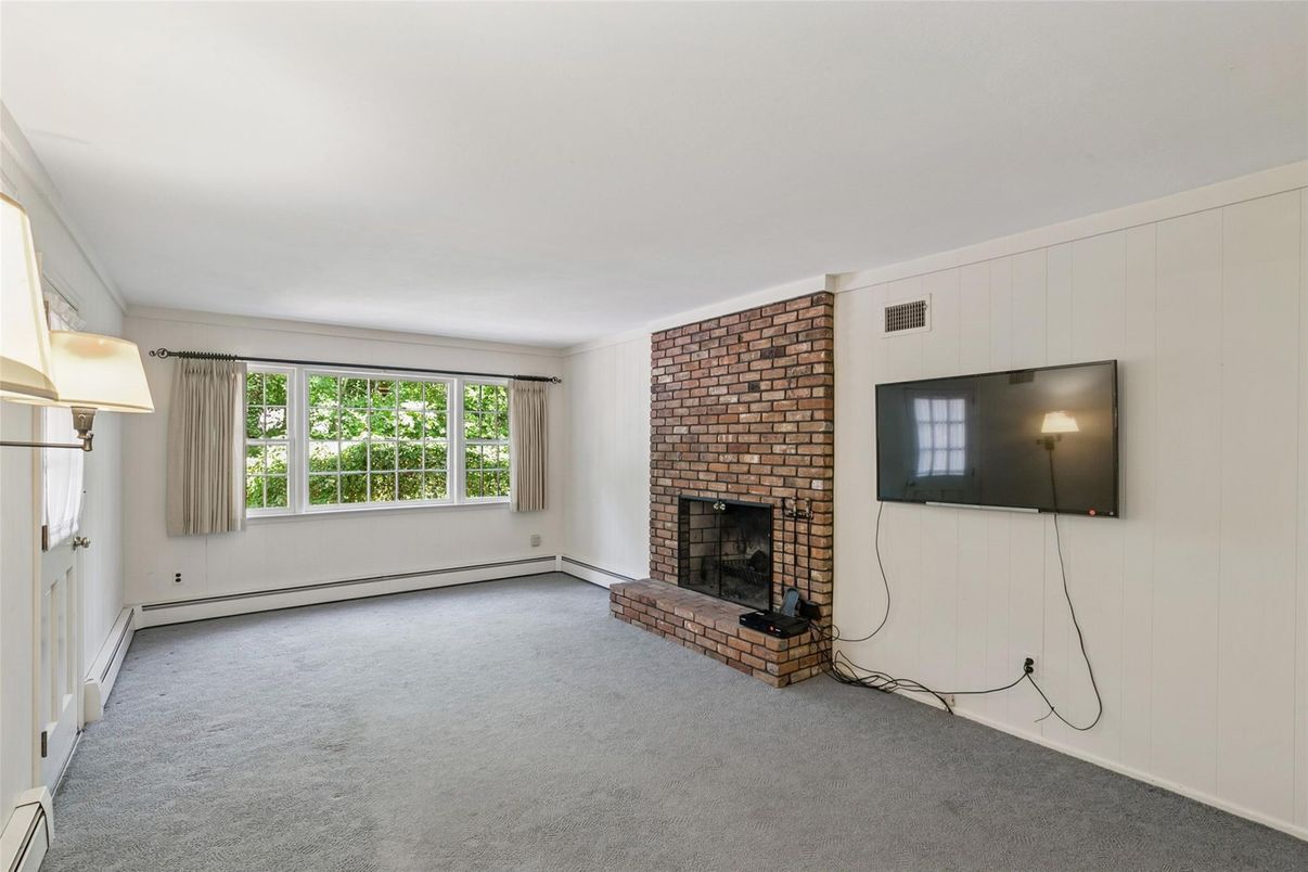 Empty room, Fireplace, Interior, Stone Walls