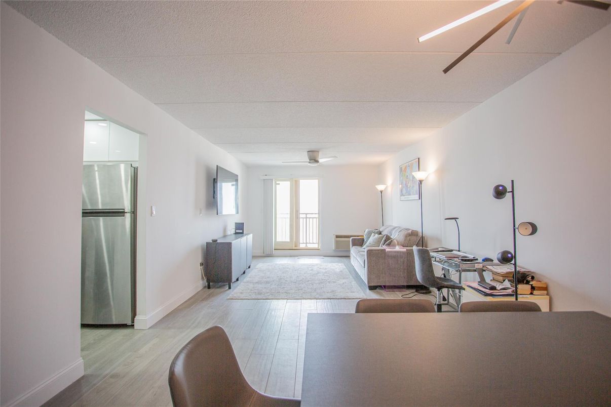 Interior, Living room, Stainless Steel Appliances, Wood Texture Flooring
