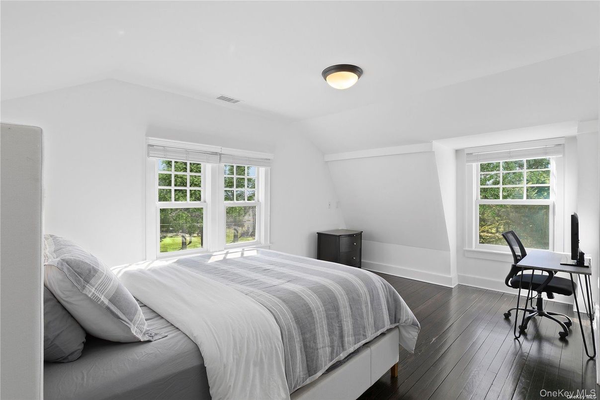 Bedroom, Home Office, Interior, Wood Texture Flooring